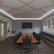 Ekena Millwork 66 56W x 66 56H x 14T Large May Decorative Fretwork Wood Ceiling Panels, Maple CELW67X67X0250MAYMA - alternate 4